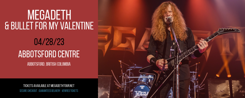 Megadeth & Bullet for My Valentine at Megadeth Tour tickets Megadeth & Bullet for My Valentine at Megadeth Tour