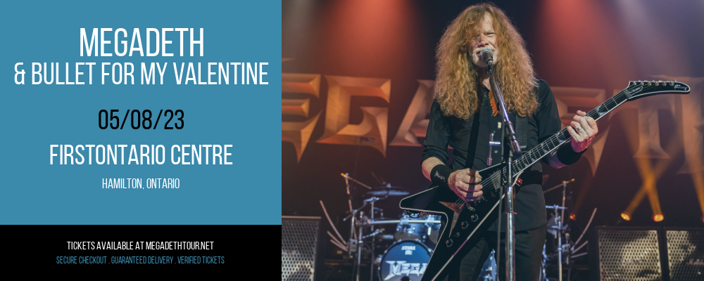 Megadeth & Bullet for My Valentine at Megadeth Tour tickets Megadeth & Bullet for My Valentine at Megadeth Tour