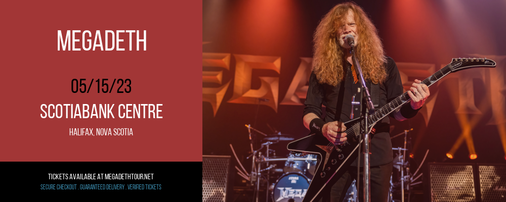Megadeth at Megadeth Tour tickets Megadeth at Megadeth Tour